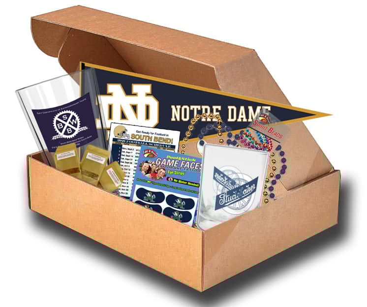 Introducing our "Tailgate From Home Box" for Notre Dame fans!